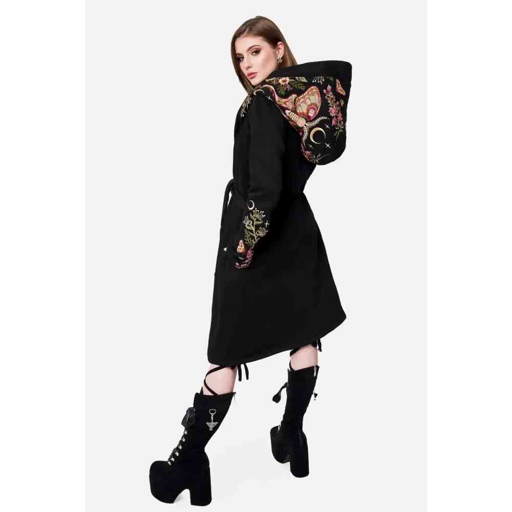 Restyle - Wilderwood Longue cardigan - Noir